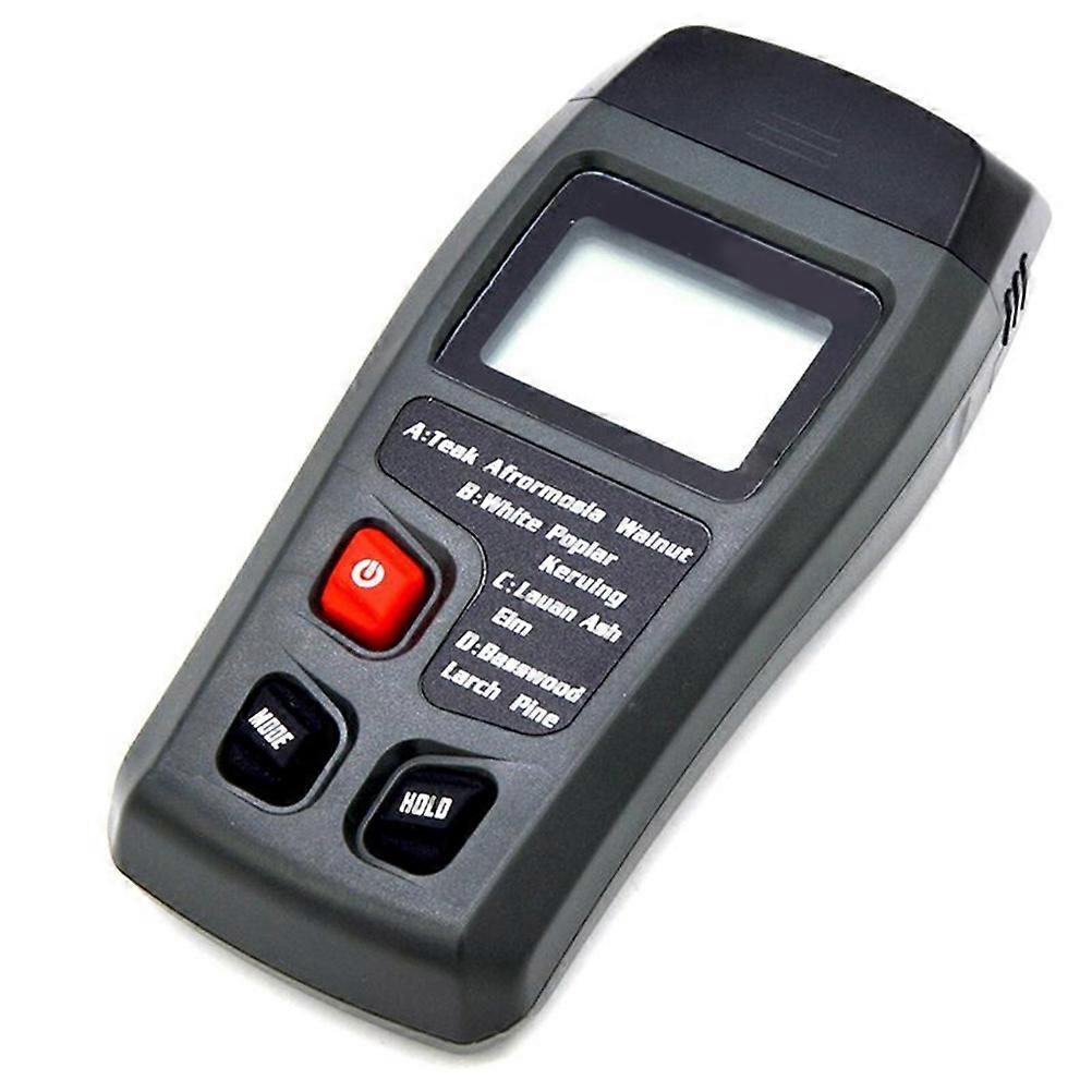 Wood Moisture Meter Humidity Tester Digital Moisture Detector Power Saving Hygrometer for Wood Paper E2U348