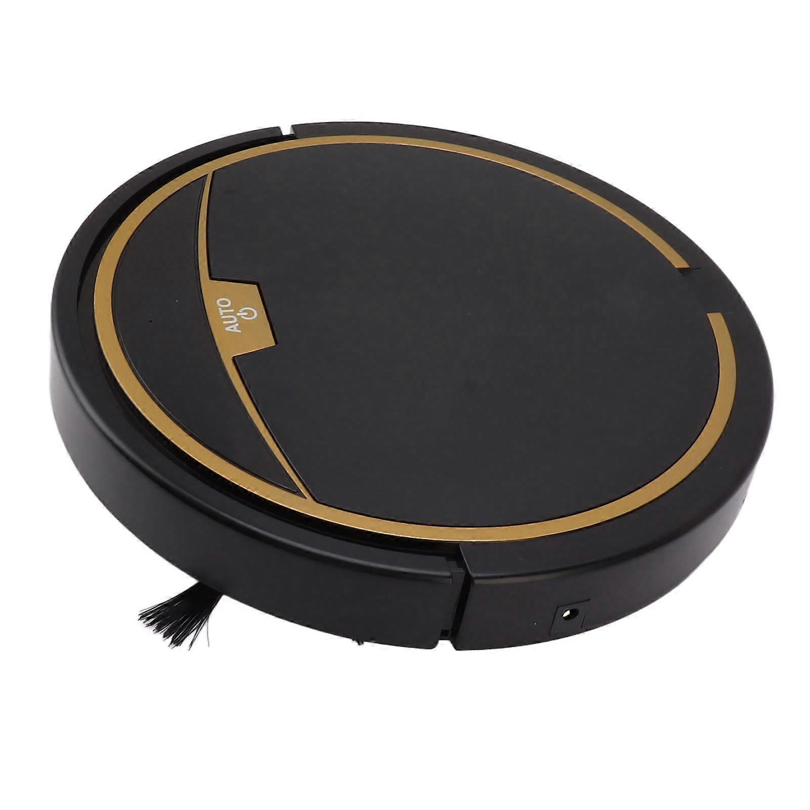 Robot aspirapolvere ultra sottile completamente automatico Robot aspirapolvere intelligente per peluria di polvere nera senza serbatoio dell'acqua 32x32cm