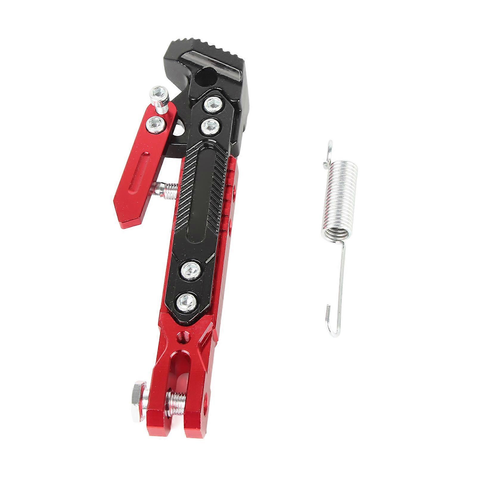 Universal Adjustable Foot Side Support Stand for NMAX 155 20152016 NMAX 125 Red