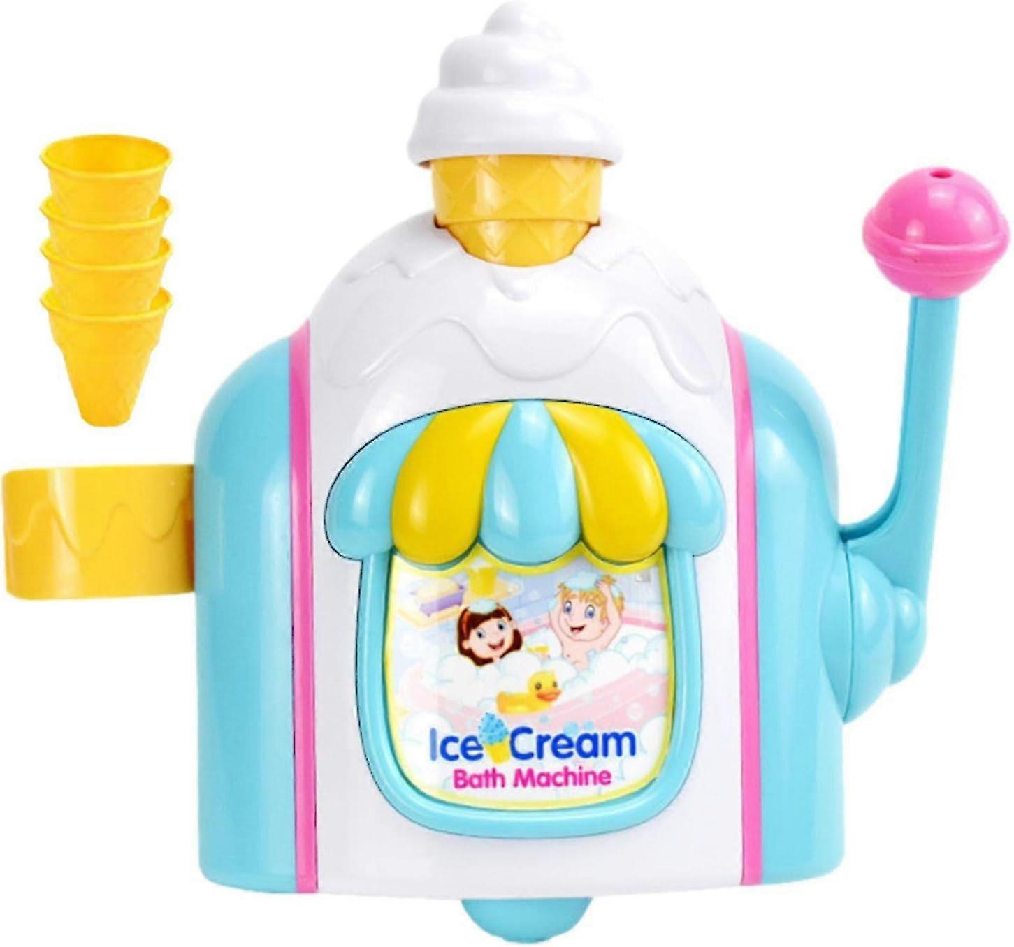 Ice Cream Toys For Kids, Bubble Bath Toy Gifts, Foam Machine, Ice Cream ...