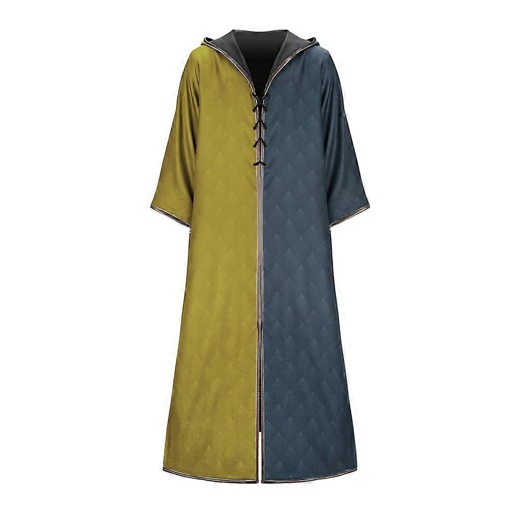 Fsw Magic Academy Legacy Team Cosplay Hogwarts Medieval Costume Gryffindor Ravenclaw Slytherin Hufflepuff Robe Halloween Outfits