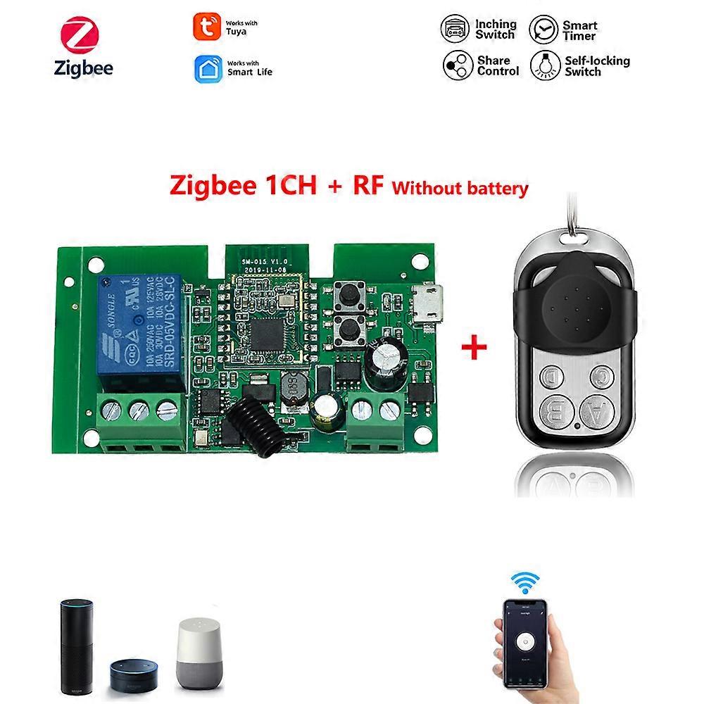 1CH Tuya Smart Switch Modul DC 12V 24V 32V 1 Kanal Relais Controller Ein Aus Timer RF433 Fernbedienung Empfänger Alexa
