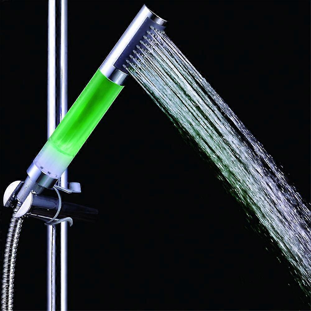 Colorful Adjustable Handheld Shower Head Universal Bathroom Temperature High Pressure Changing