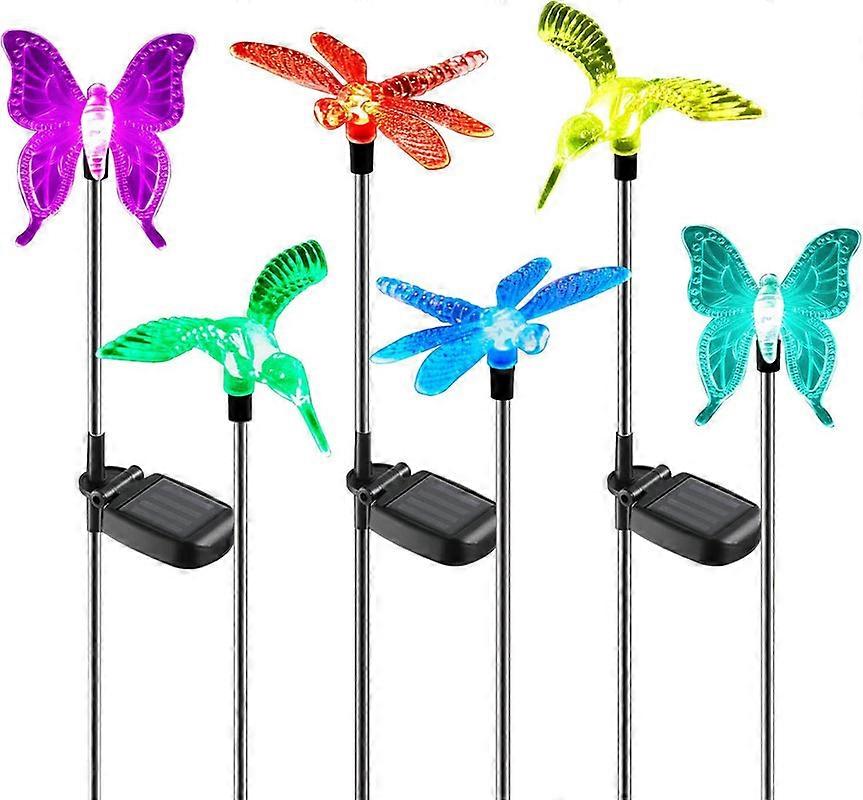 Color Changing Decorative Landscape Light  Dragonfly for Patio