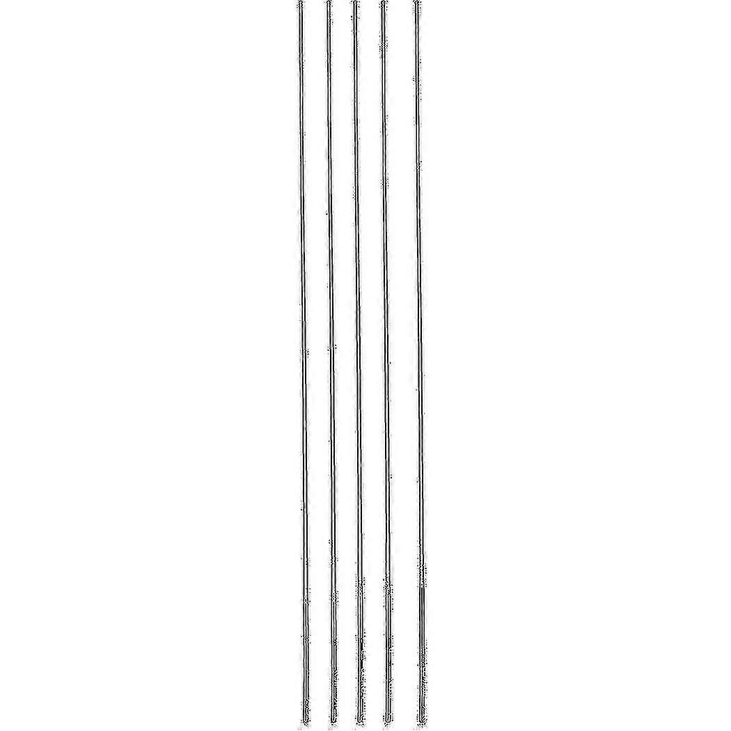 5 Pcs Diy Rc Model Stainless Steel Circular Round Rod Bar 500mm X 3mm