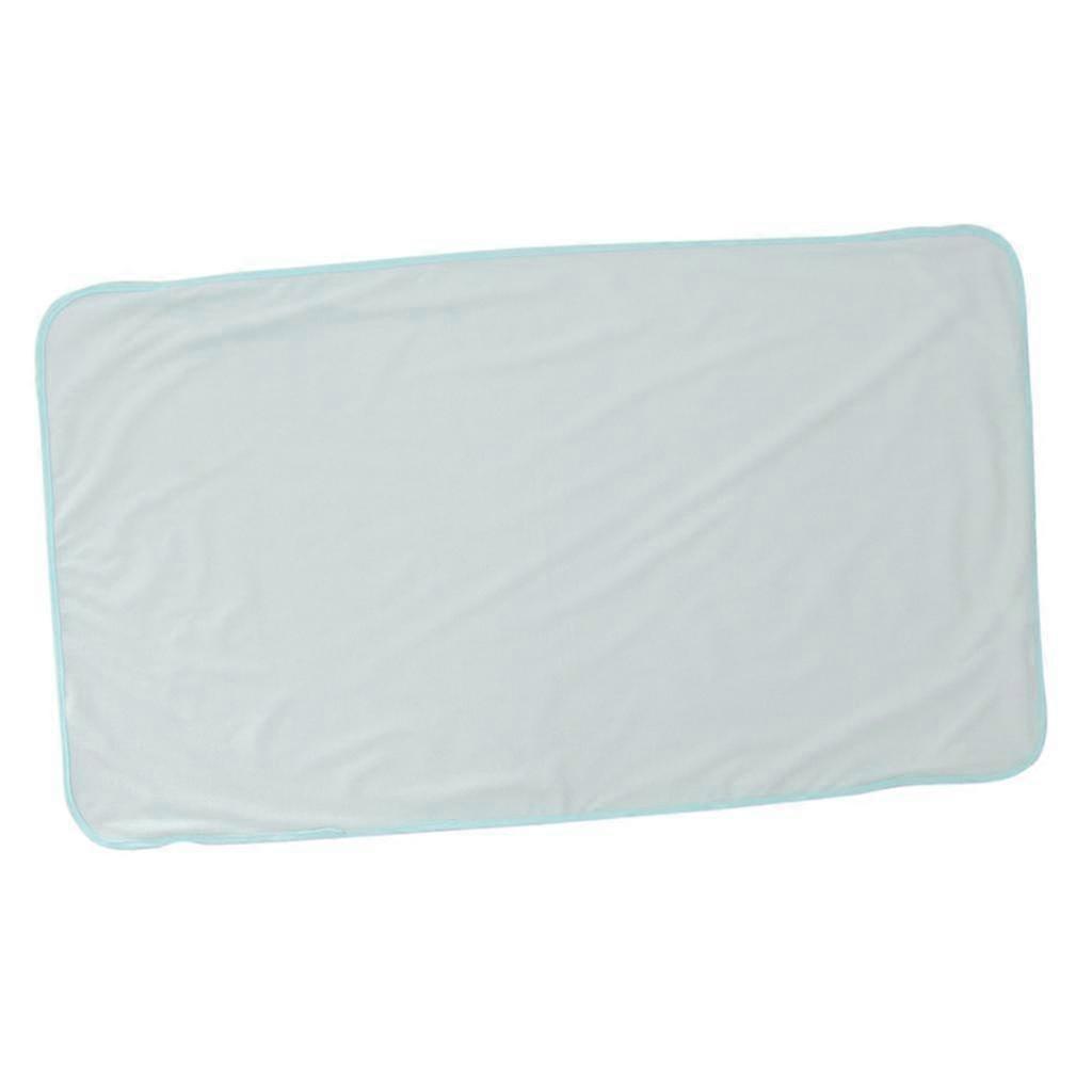 Washable Bed Sheet Elderly Incontinence Pad Underpad Protector 70x120cm Blue