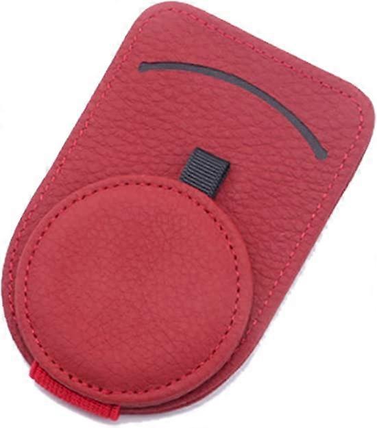 ZK- Pack Car Spectacle Frame Universal Car Visor Sunglass Frame Clip Leather Spectacle Frame and Car Spectacle Frame (Color Random)