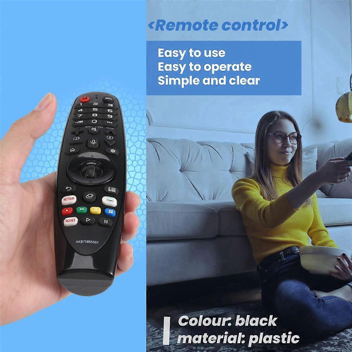 Telecomando Universale IR Per LG Smart TV AN-MR20GA AKB75855501 – Senza Voce, Per Modelli W8/G8/E8/C8/B8/A8