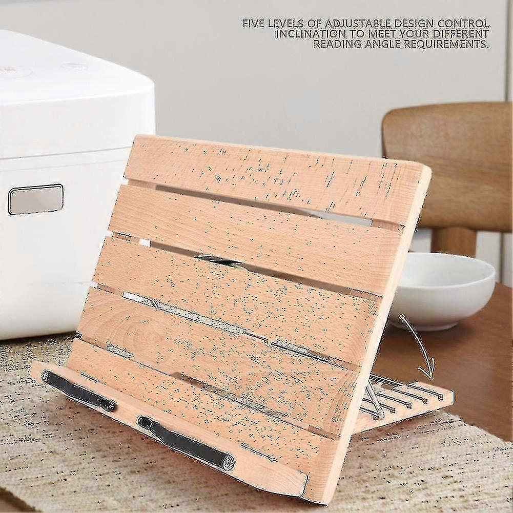Foldable Cookbook Holder, Bookend Reading Stand Book Stand Music Stand With 5