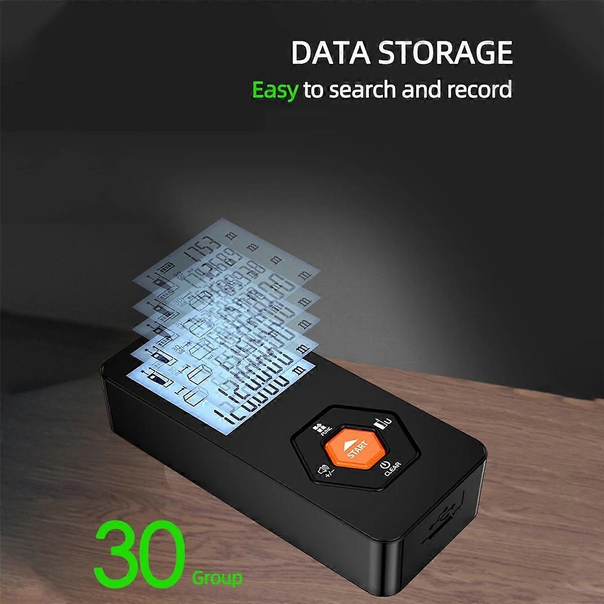 Digital Distance Meter Rechargeable Rangefinder 100M Laser Distance Meter Trena Laser Tape Measure