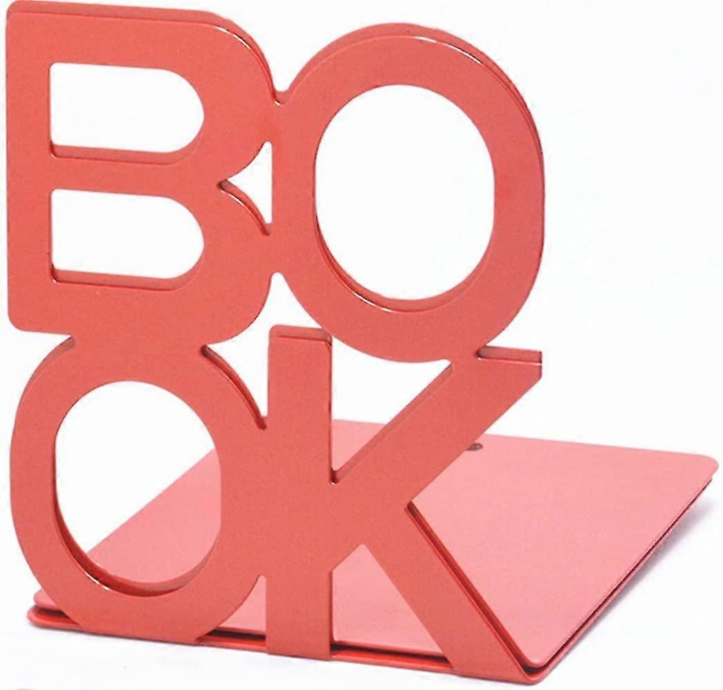 Cute Nonskid Bookends Art Bookend,1pair (red)