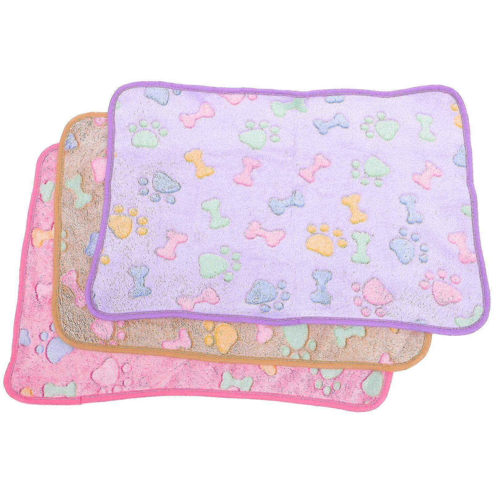 3stk marsvin flanel tæppe marsvin strøelse bur liners marsvin vaskbare tæpper til små dyr