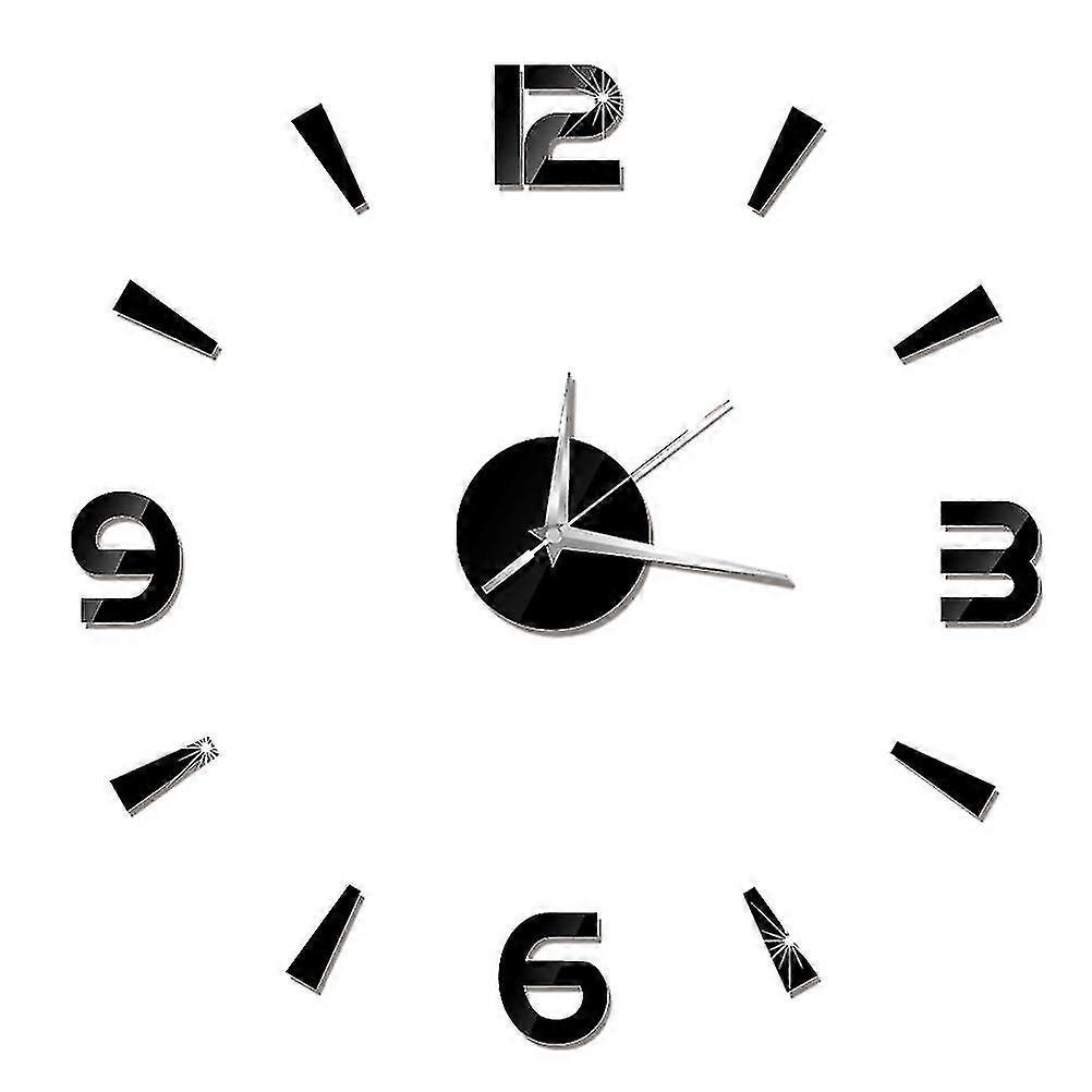 3d Modern Acrylic Arabic Numeral Wall Clock