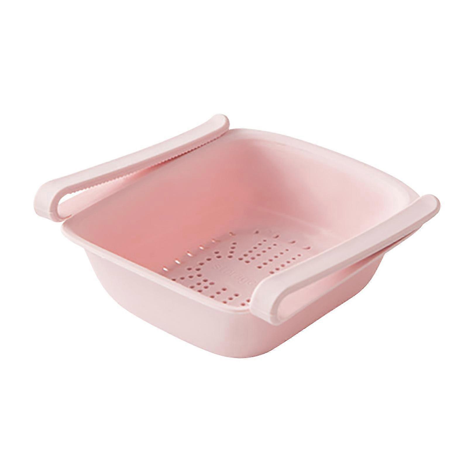 Kitchen Plastic Drainage Basket Fruit Basket Multifunctional Washing Drainer