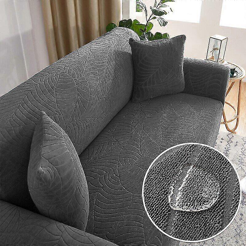Jacquard Sofa Covers 1/2/3/4 Seats Solid Couch Cover Protector Bench Covers