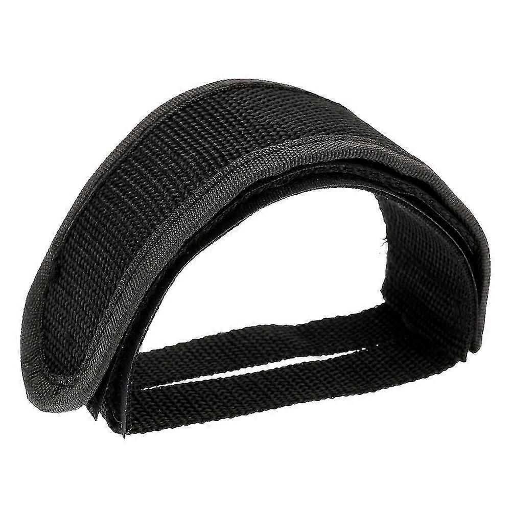 Fixed Fixie Bmx Bike Bicycle Anti-slip Double Adhesive Straps Pedal Toe Strap Belt Black