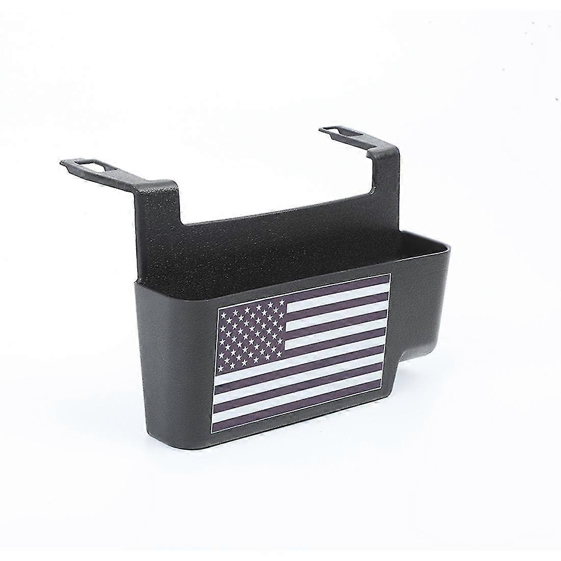 Jl Jt Center Console Hanging Storage Box With Usa Flag, Armrest Organizer For 2018-2022 Wrangler Jl
