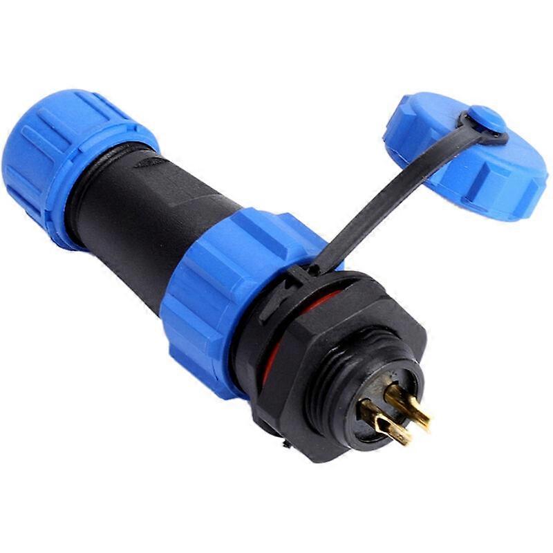 IP68 SP13 2Pin Waterproof Plastic Socket Connector (2Pin)