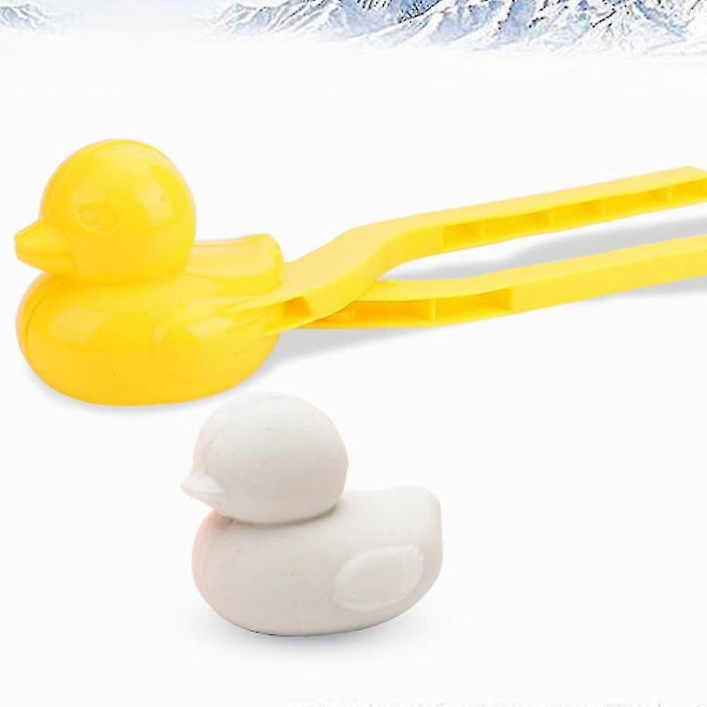 Duck Shaped Snowball Maker Clip Childrens Outdoor Winter Mold Tool