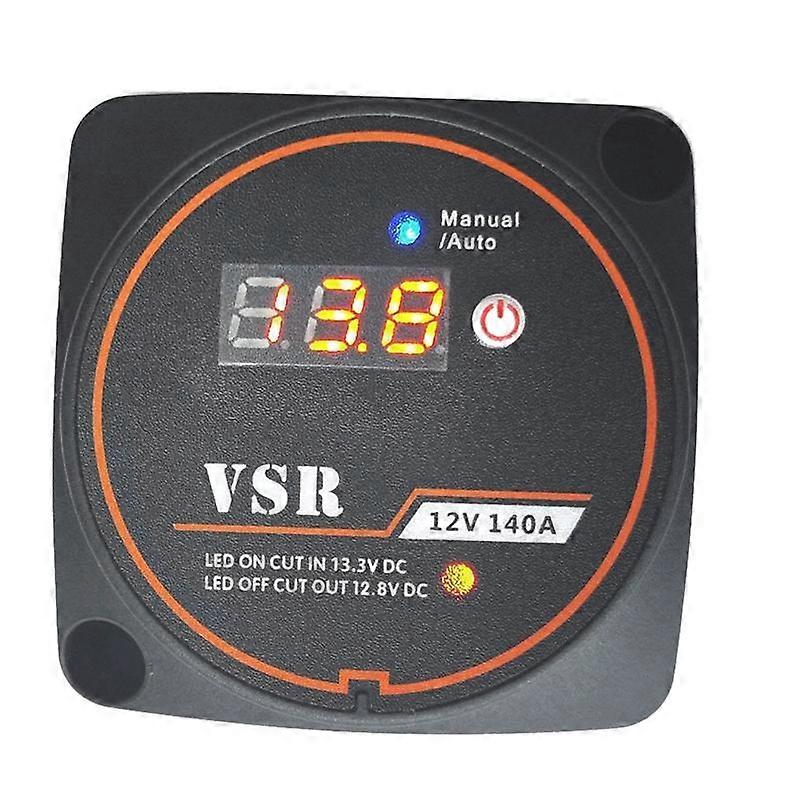 Smart Dual Battery Smart Isolator 12V 140A Digital Voltage Sensitive Relay VSR Split Charge for Cam