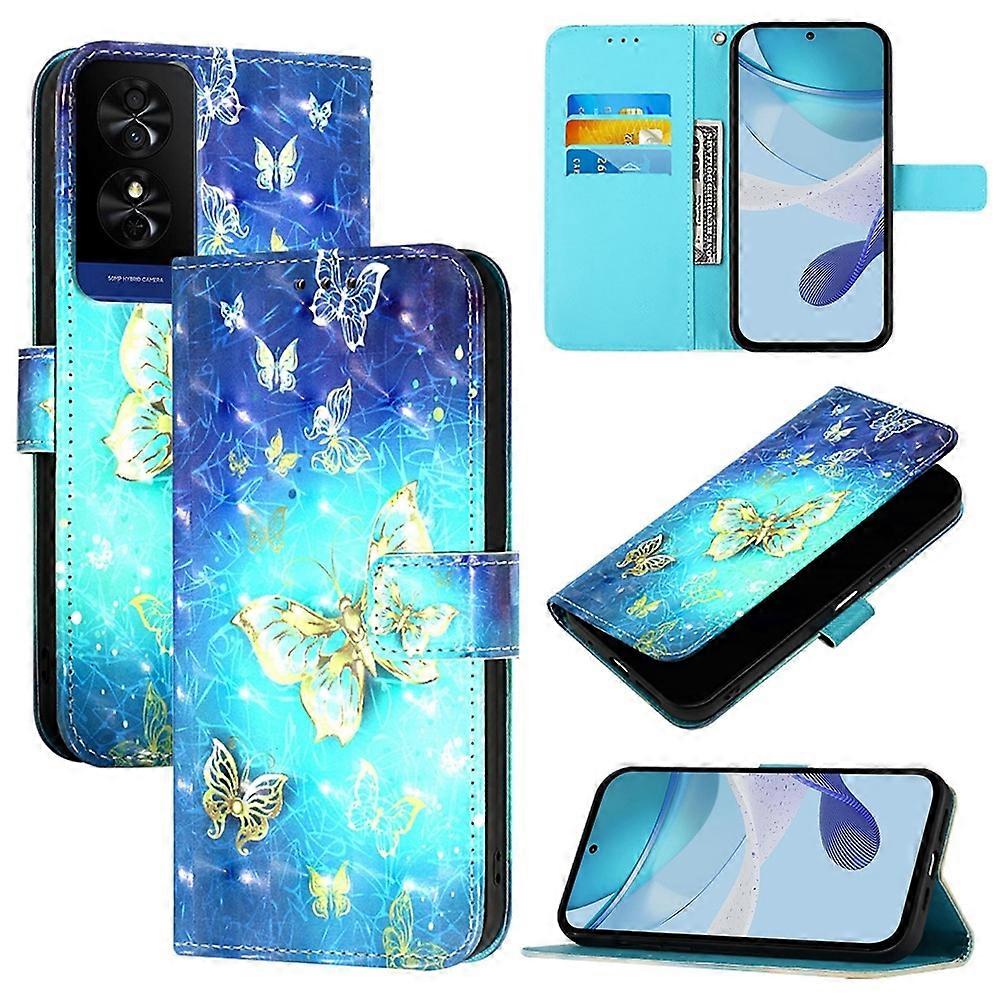 3D Painting Leather Case For TCL 50 5G