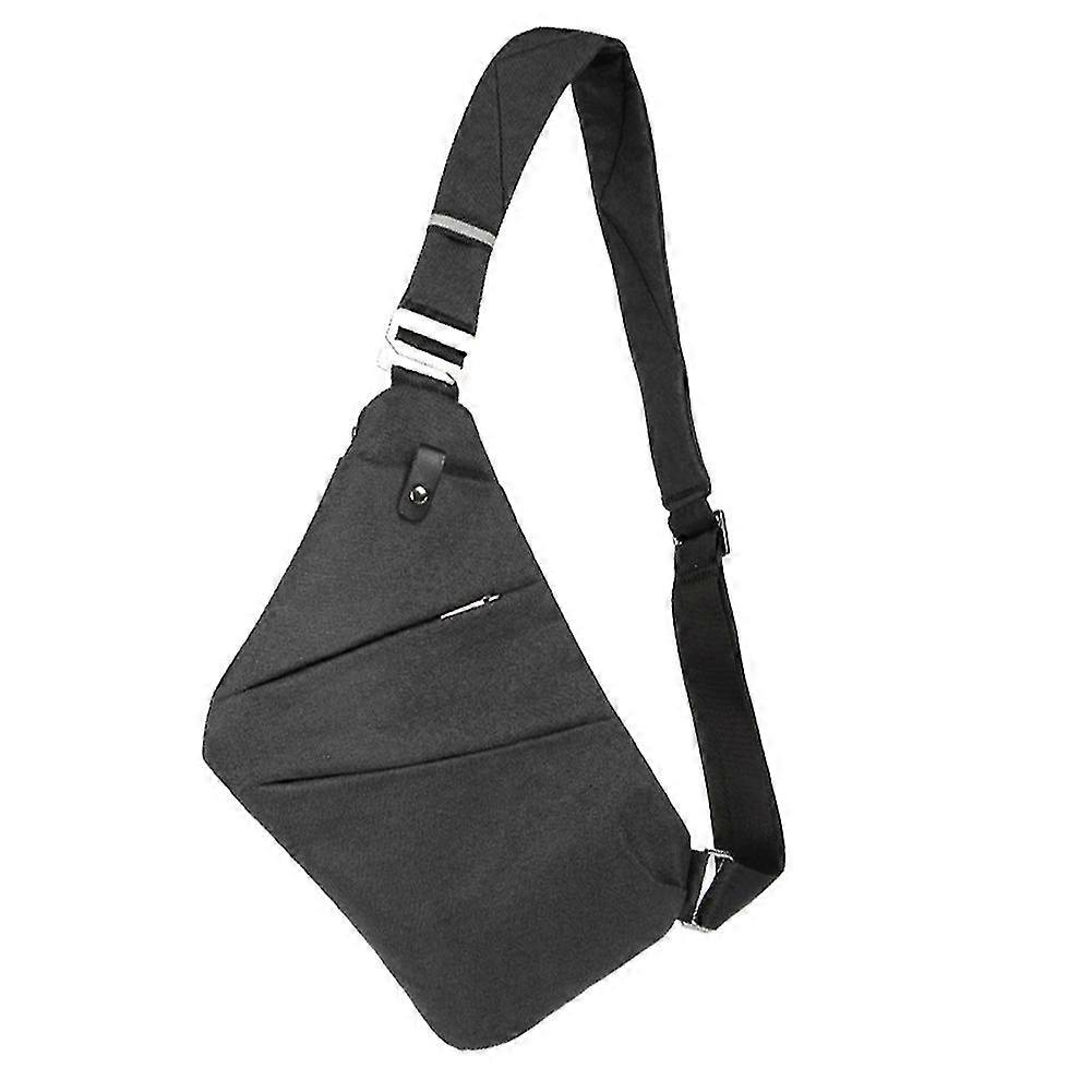 Άνδρες Crossbody Sling τσάντα αδιάβροχο ώμο πίσω πακέτο αντι κλοπή σάκο σάκο σακούλες φύλλο