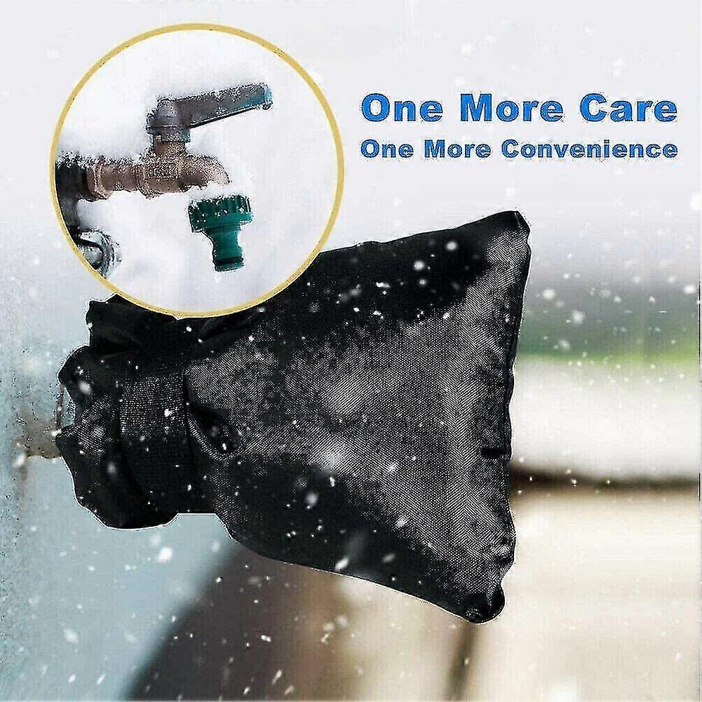 蛇口カバー不凍ホースビブ水蛇口屋外プロテクター霜保護カバー冬タップ布アクセサリー