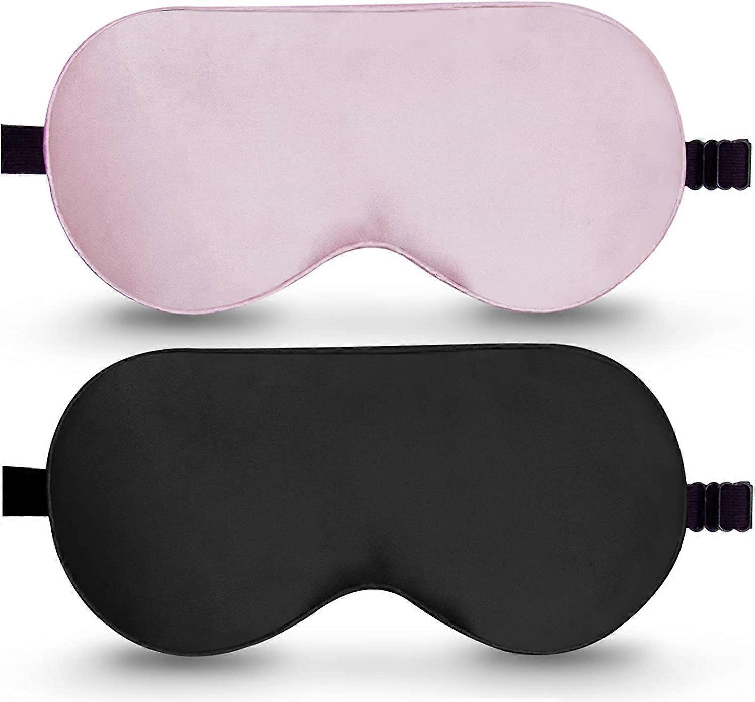 2 Pack Eye Sleep Masks, Blocks Light, Reduces Puffy Eyes
