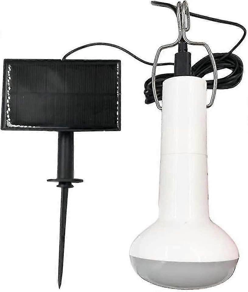 ソーラーチキンコープライト、ポータブルハンギングソーラーLed電球チキンコープライト、キャンプテント釣りハイキングチキンコープマッコリのためのソーラーパネル付き