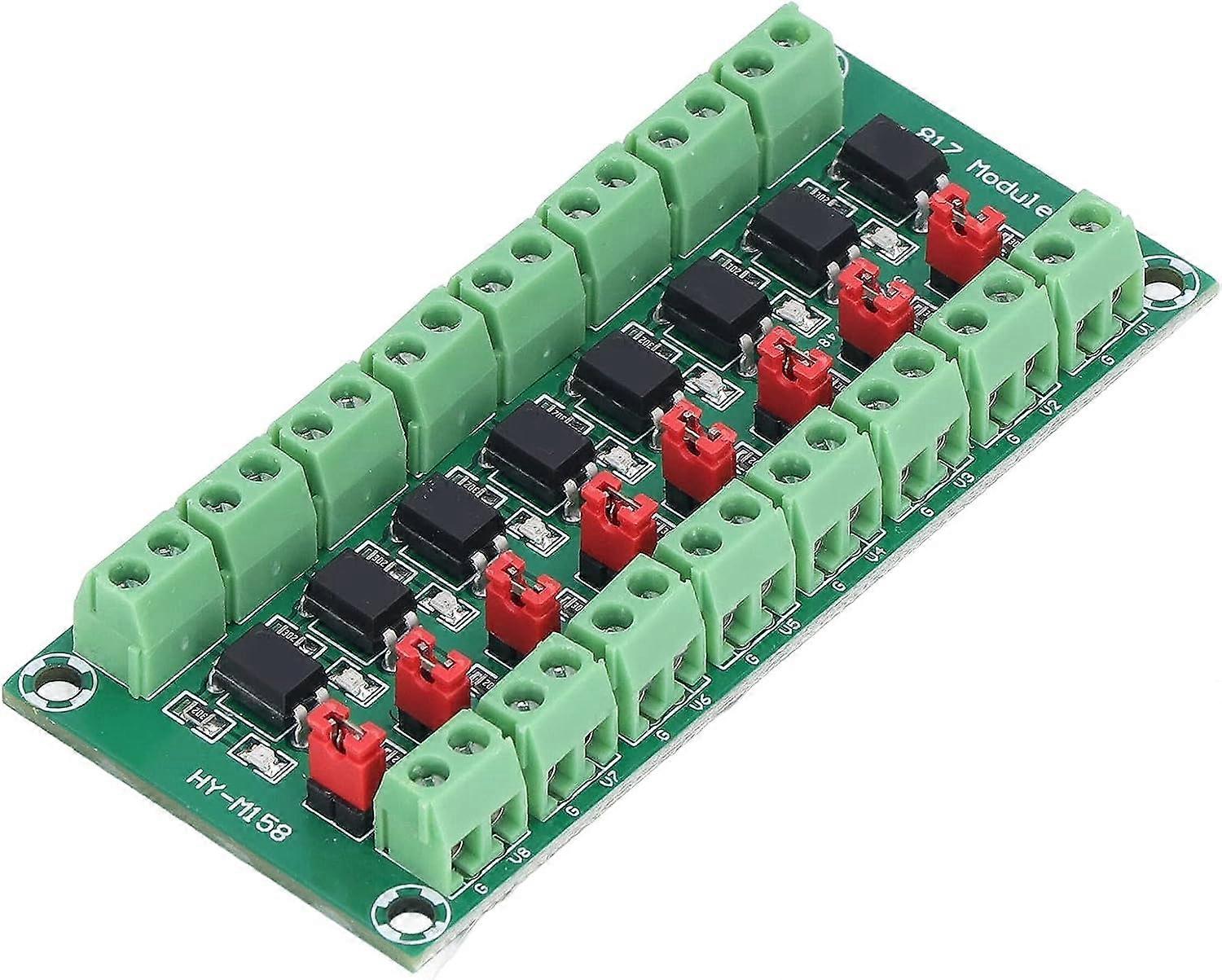 Optocoupler Isolation Board 8 Channel Driver Photoelectric Isolated Module Voltage Converter Adapter Module 817 3.630V