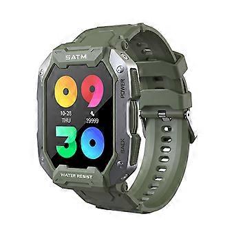 Smartwatch 1,71-Zoll-Großbild-Sportmodus mit Schrittzähler Herzfrequenz Blutdruck Smart Armband Grün