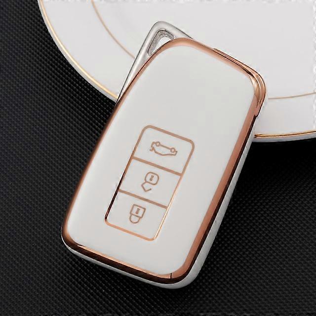 For Lexus NX IS RX ES GX LX LS UX NX GS 200 260 300 350 NX200 NX300 RX350 ES300 TPU Car Remote Key Case Shell Cover Fob Keychain