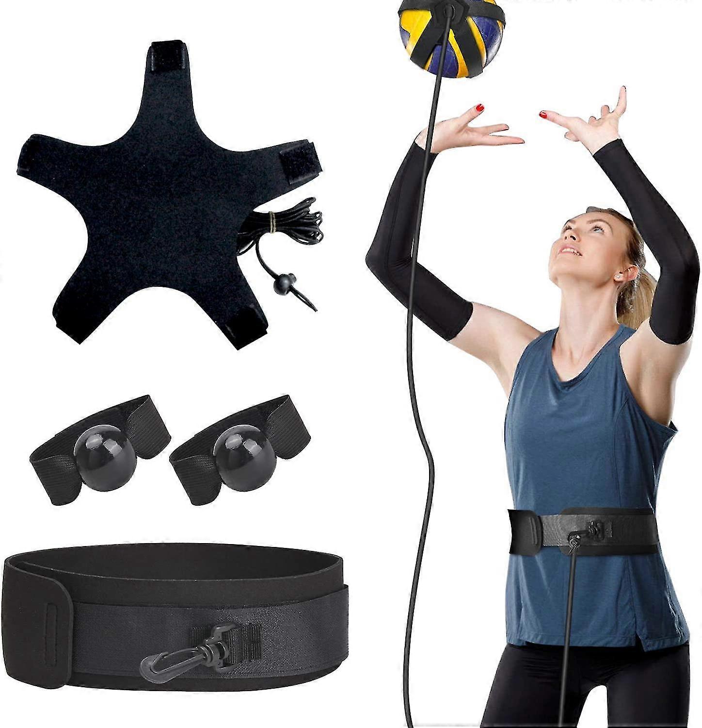 Volleyball Training Pass Resistance Band, Elastic Volleyball Resistance Belt Set For For Practicing Serving, Arm Swing Passing, Agility Training