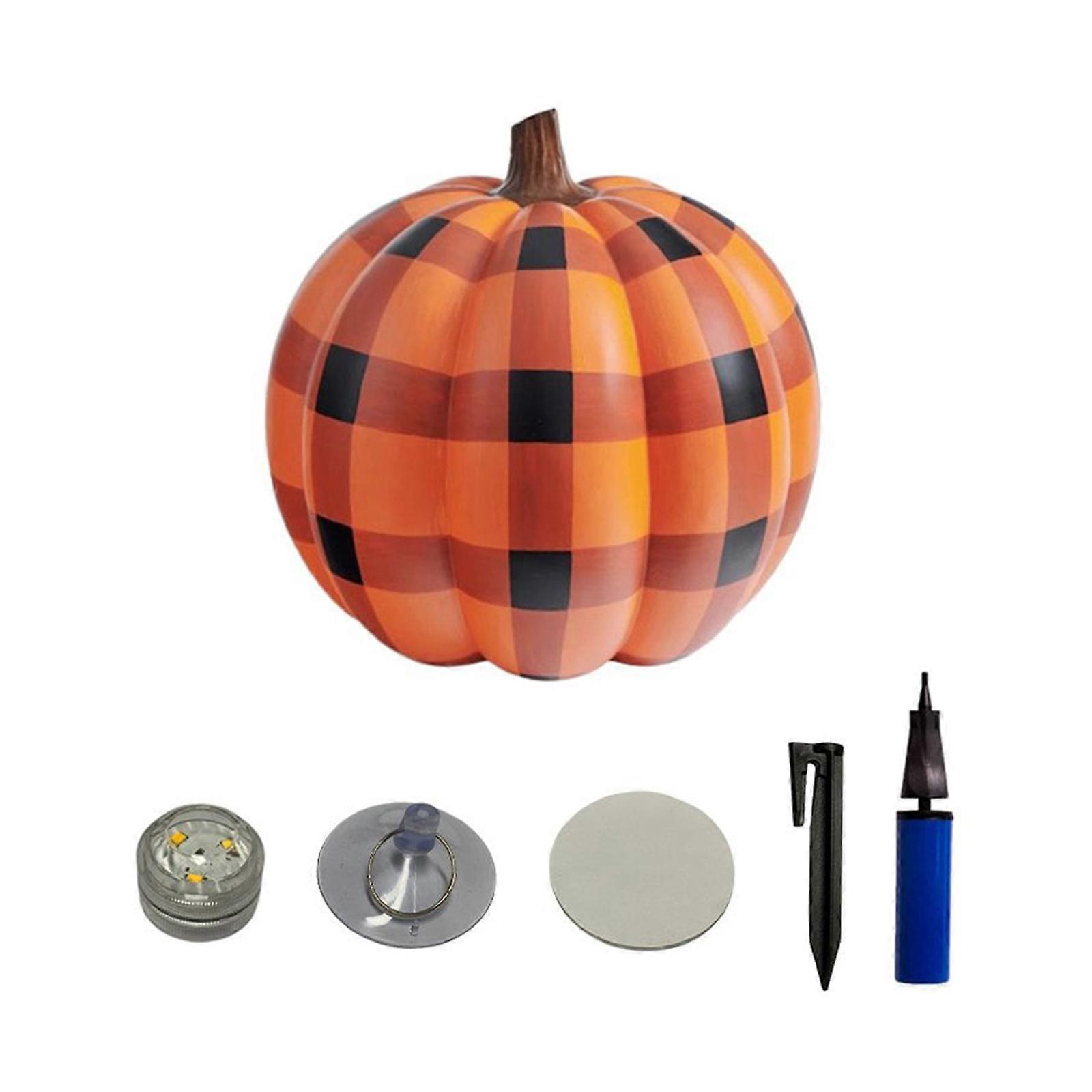 Led Yard Pumpkins Inflatable DecoratedGlowing Pumpkins Inflatable Balloons,100% New