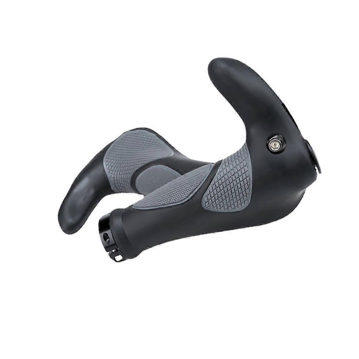 Mountain Bike Rubber Bullhorn Handlebar Grips Bicycle Handlebar Grips Riding Bilateral Locking Grips