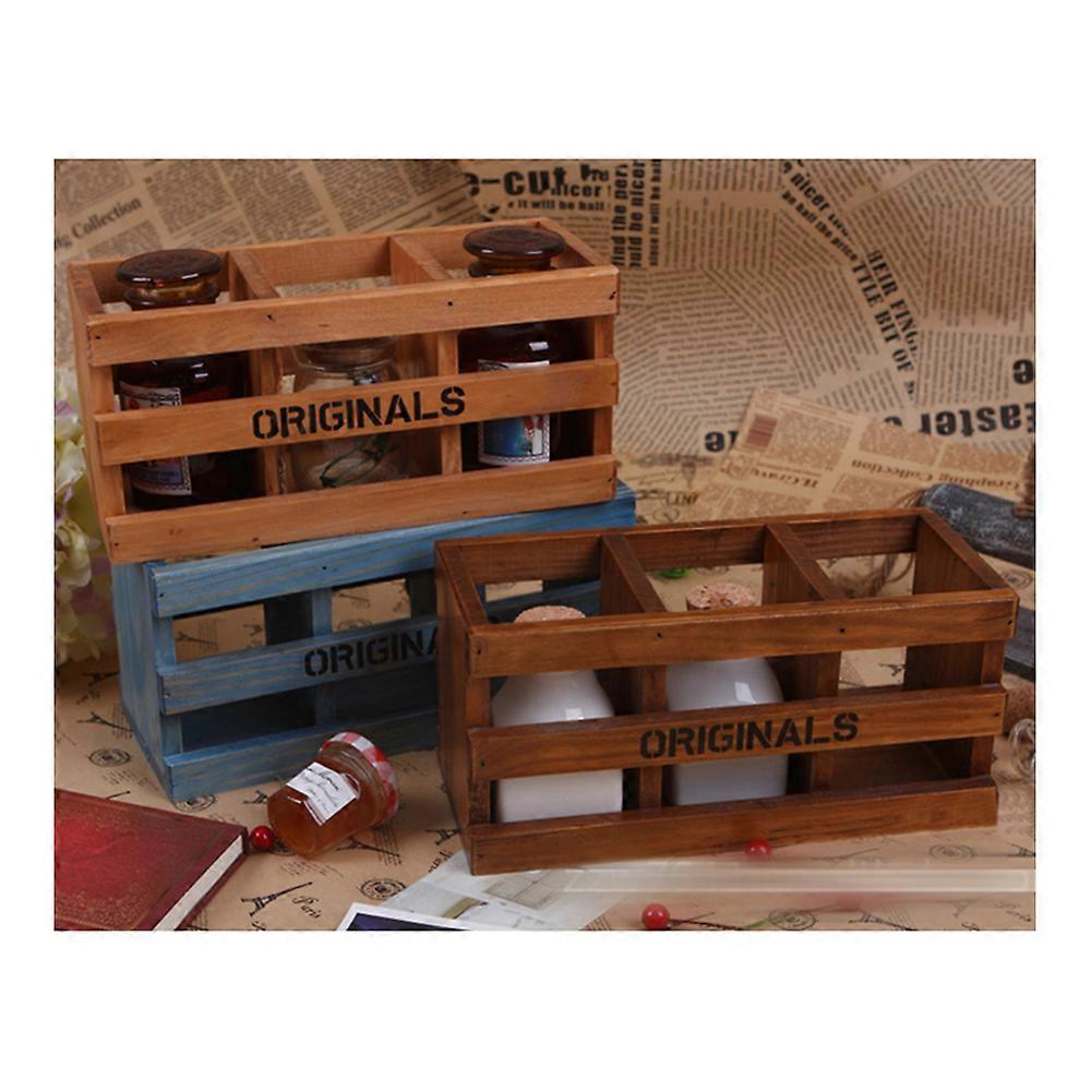 zakka Table Decoration 3 Lattice Pen Container Storage Box