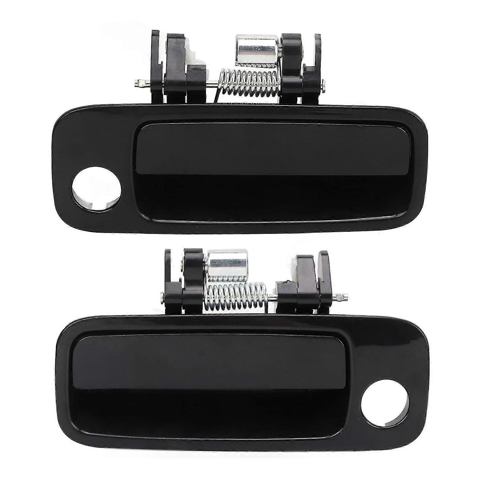 Black Replacement Car Exterior Door Handle compatible with Camry 1997-2001 - Comcompatible withtable Grasp (2PCS)
