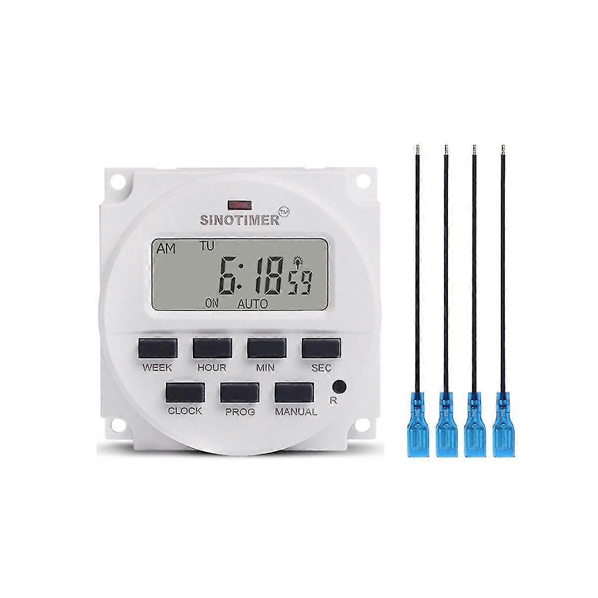 Tm618sh-2 Seconds Control Timing Switch Accurate To Seconds 220v Timer With 4 10cm Wire Terminals