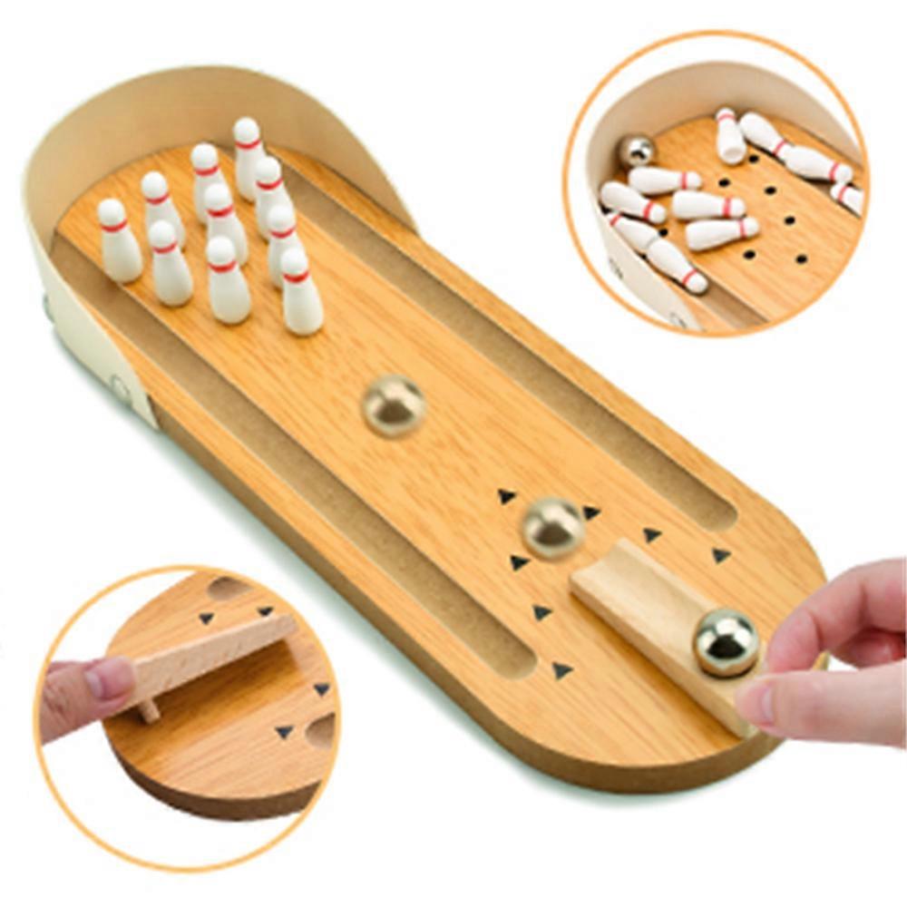 Tabletop Mini Bowling Game Set,Funny White Elephant Gifts for Adults