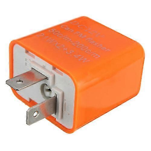 2 Pin Motorcycle Speed Adjustable Led Turn Signal Indicator Flasher Relay 12v