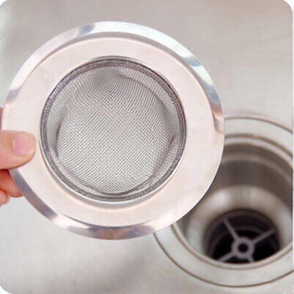 Kitchen Fine Stainless Steel Sink Filter Preventing Pool Bath Sewer Drain Intervals Plug Garbage Network Slag Strainer