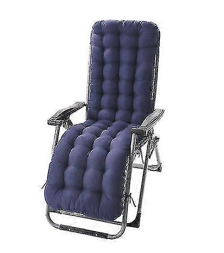 155cm Lounger Cushion Pad Replacement Cotton Seat Pad For Reclinerblue