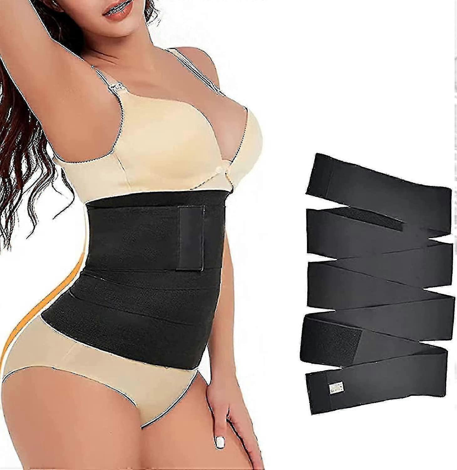 Women Bandage Wrap Waist Trainer Support Belt Body Shaper Abdomen Slimming Band