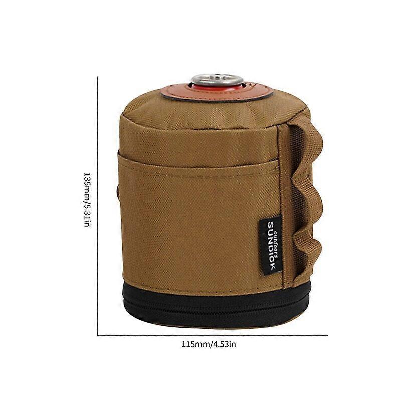 Housse De Protection Pour Bouteille De Gaz – Étui En Cuir PU – Pour Camping Et Randonnée