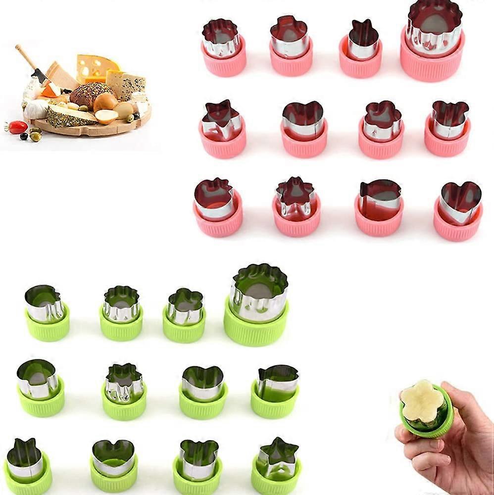 Cookie Cutter 24 stykker rustfritt stål for Cookie Vegetabilsk