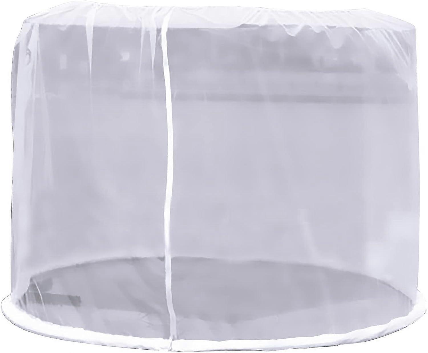 Outdoor Garden Umbrella, Table Cover Mosquito Polyester Netting Screen, Bug Netting Cover, Canopy Garden Awning
