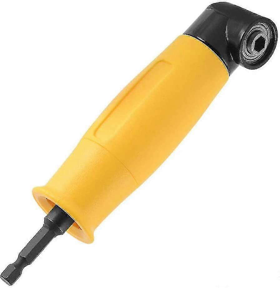 1/4 Inch Shank 90 Degree Right Angle Attachment Right Angle Drill Driver Screwdriver Extension Holder Adapter