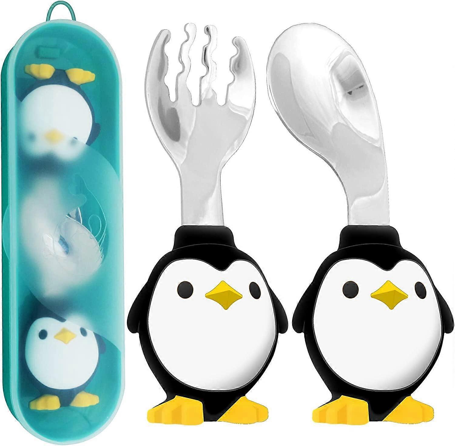 Baby Fork and Spoon Set Baby Training Utensils