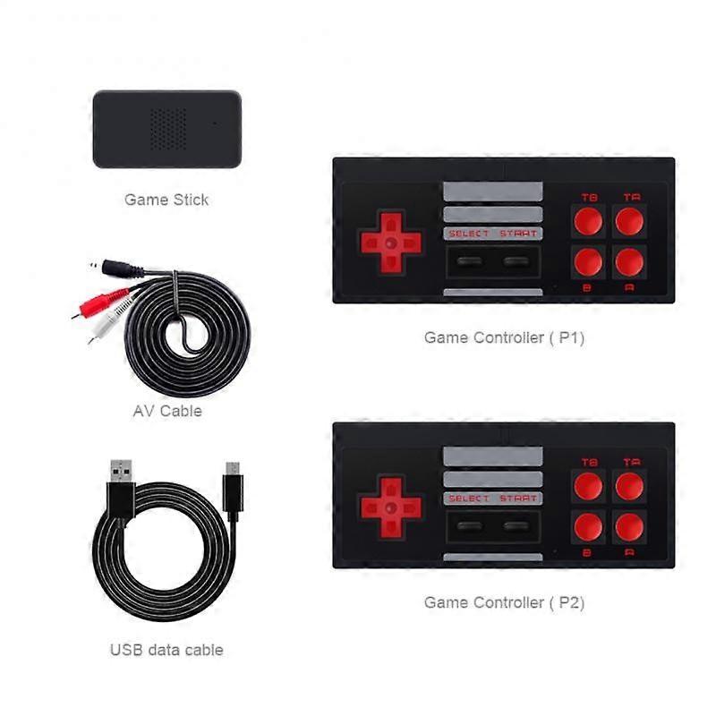 Mini TV Handheld Family Recreation Video Game Console 8 Bit AV Port Retro Built-in