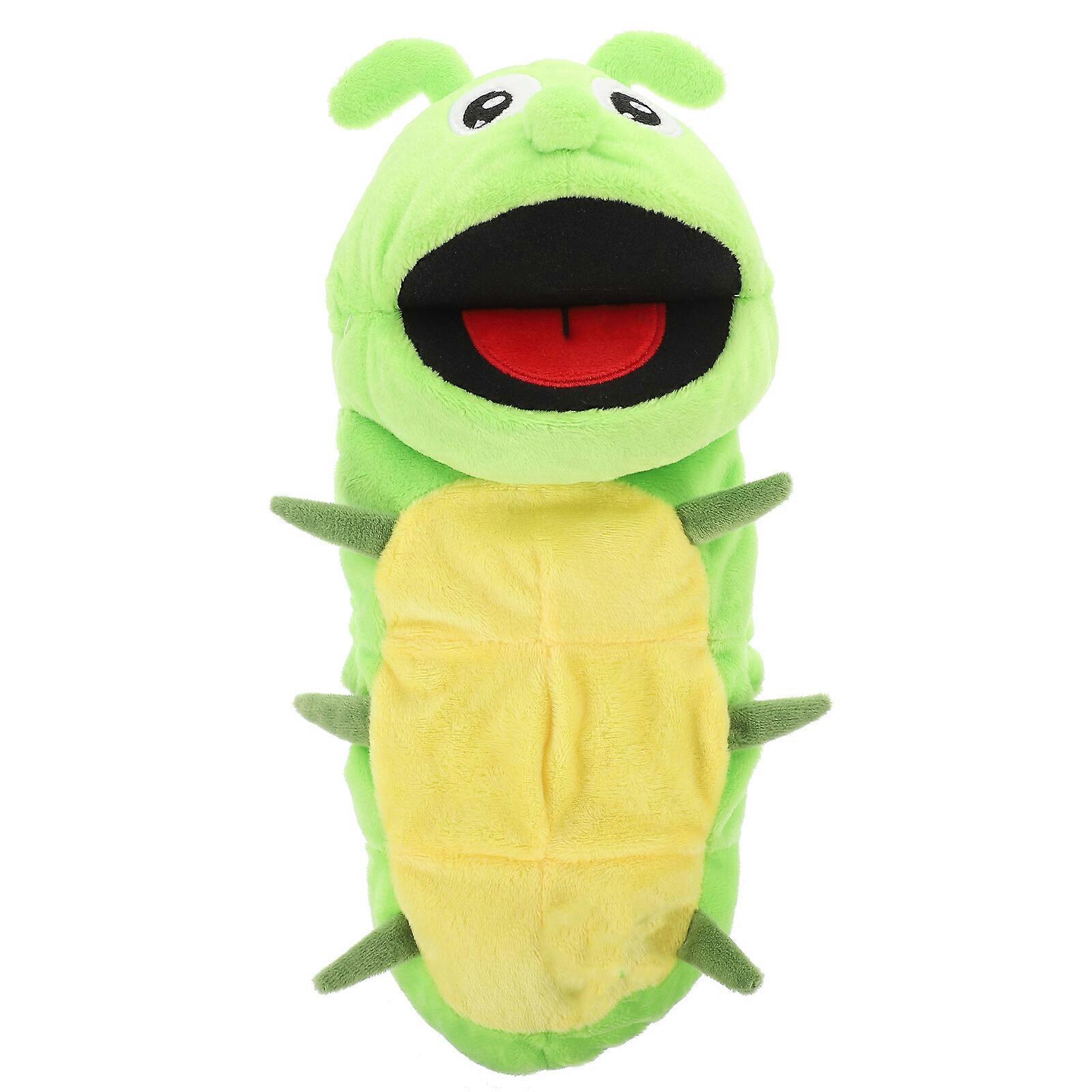 Plush Caterpillar Hand Puppet Interactive Storytelling Hand Puppet Plush Caterpillar Hand Toy